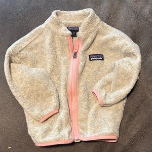 Patagonia Gray Fleece Jacket with Pink Accents